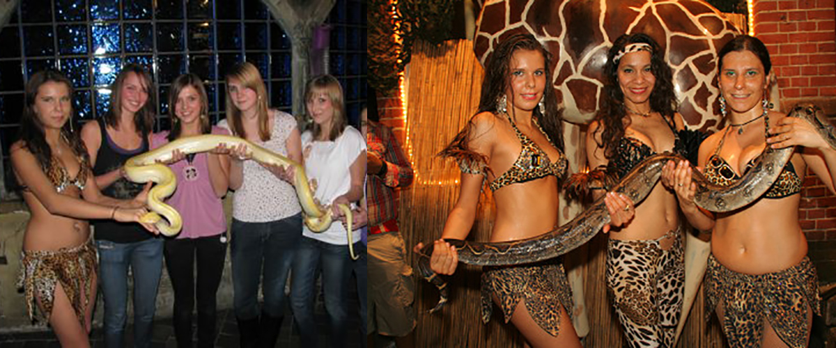 Samba Show met slangen